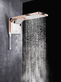 CHUVEIRO ACQUA DUO ULTRA BRANCO/ROSE GOLD 220V/7800W